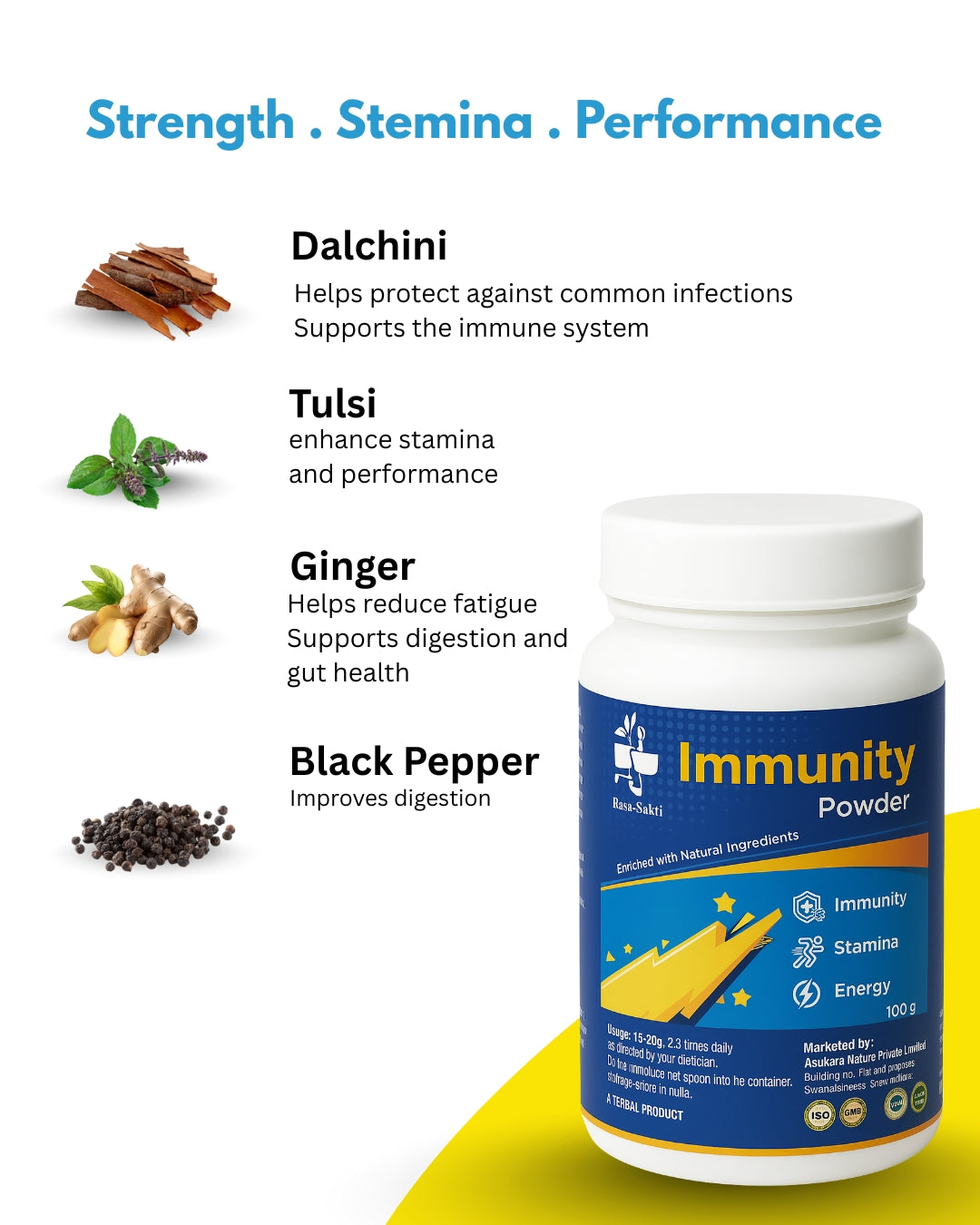 Immunity Booster Powder ||  Rasa sakit