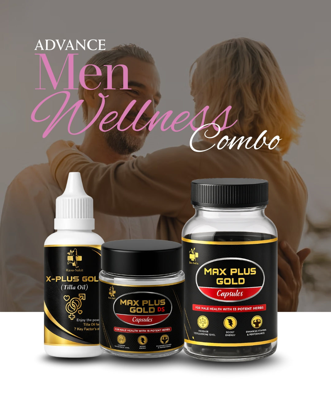 Advance Men Wellness Combo pack || Rasa Sakit
